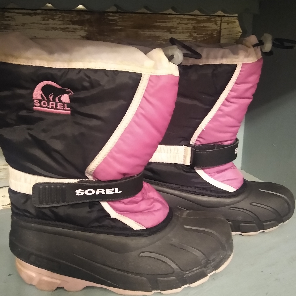 Vintage Sorel Winter Boots Size 5 Pink